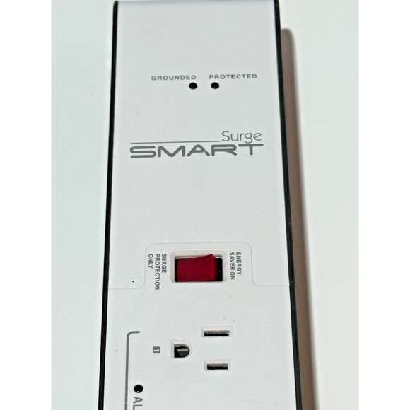 SurgeSmart Energy Saver Power Strip 7-Outlet Surge Protector - No Box - Picture 2 of 4
